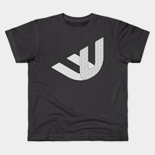 Isometric Alphabet Letter, Letter U Kids T-Shirt